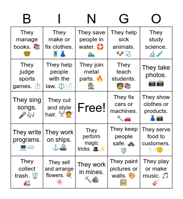 60 Answers 31-60 Bingo Card