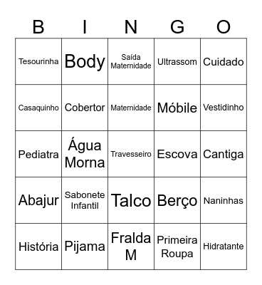 Bingo Sem Título Bingo Card