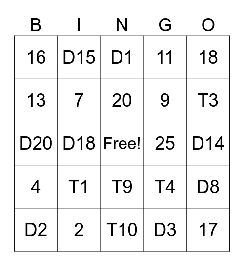 SAD - Spaßspiel Bingo Card
