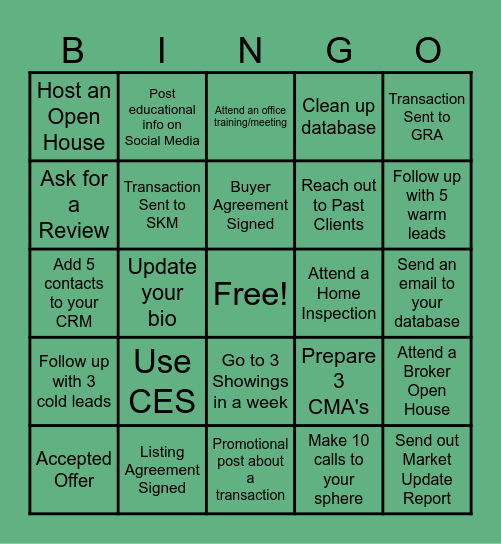 March Market Madness Bingo Card