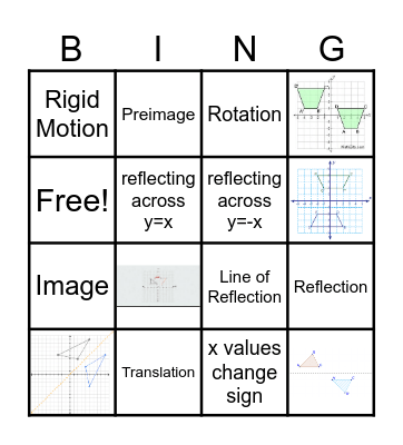 Unit 3 Review Bingo Card