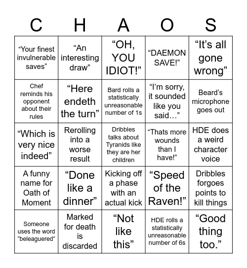 DOES IT EXPLODE? Bingo Card