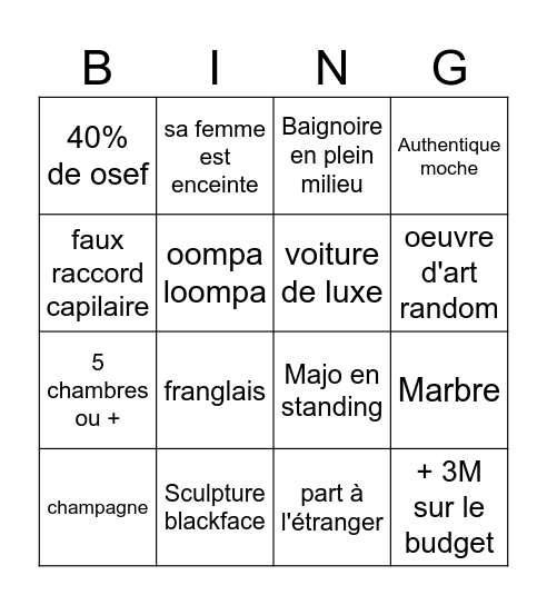 AGENCE EP4 Bingo Card