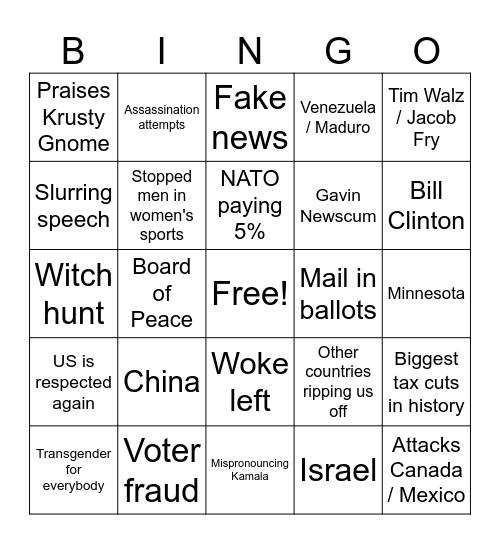 Let's light this candle Bingo Card