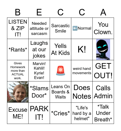 Ms. Halvorson's Bingo Sheet Bingo Card