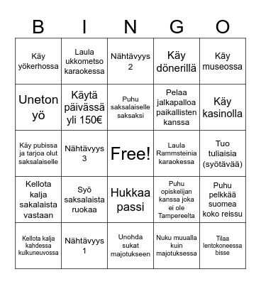 UlkoXQ -bingo Card