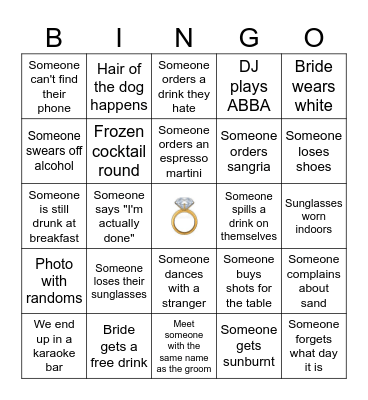 HENERIFE BINGO Card