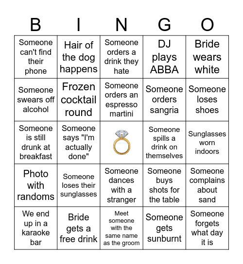 HENERIFE BINGO Card
