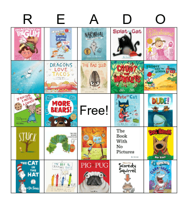 Picture Books Bingo Card