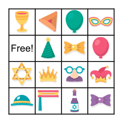 PARK EAST PURIM BINGO Card