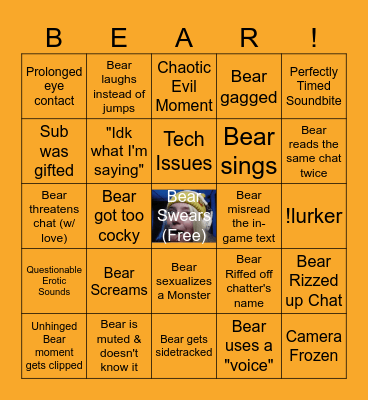 Celebrating 2 Years on Twitch Bingo Card