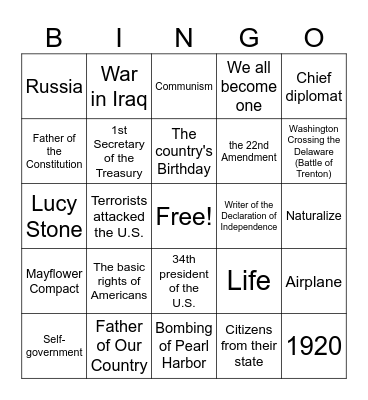 2025 Testing Vocabulary Bingo Card