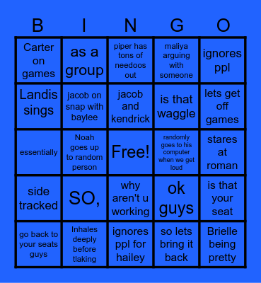 Mr sheets bingo Card