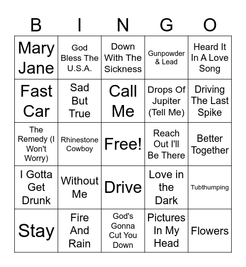 2026-02-24 Patriot Lounge Bingo Card