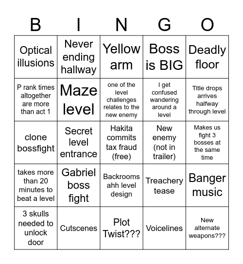 FRAUD BINGO Card
