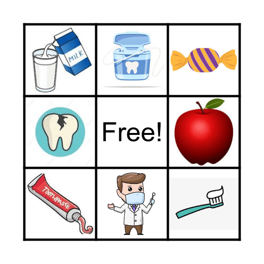 Tooth Bingo!! Bingo Card