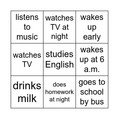 YES/NO QUESTIONS Bingo Card