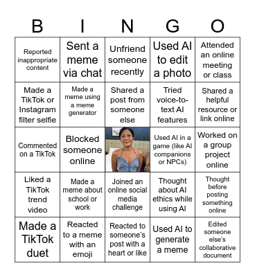 Techy Right, Bingo Bright! Bingo Card
