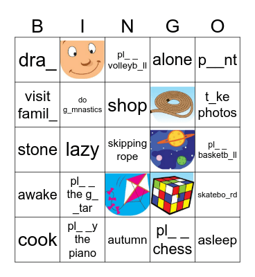 FF3 Unit 3 Bingo Card