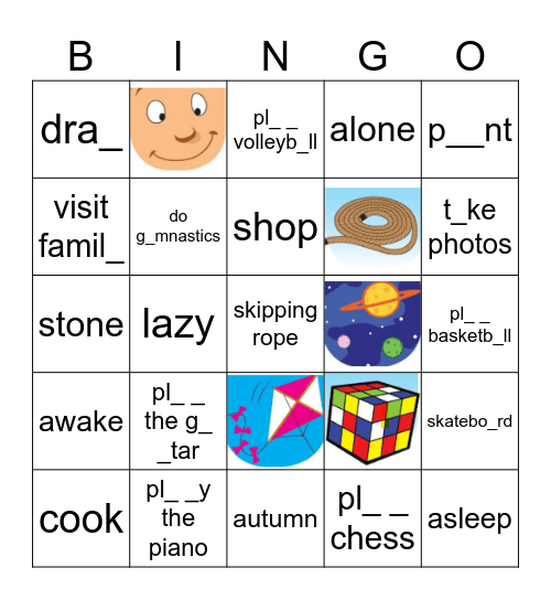 FF3 Unit 3 Bingo Card