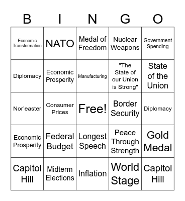 CNN 10 2/25/26 Bingo Card