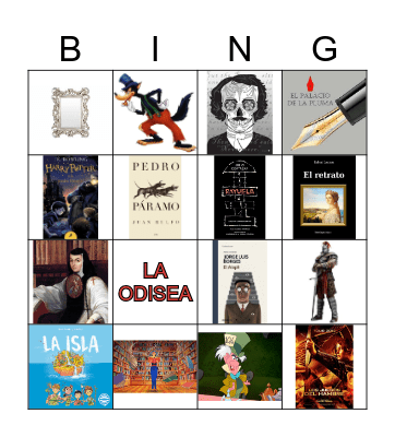 LOTERIA LITERARIA 2 Bingo Card
