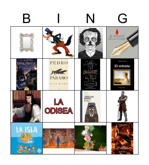 LOTERIA LITERARIA 2 Bingo Card
