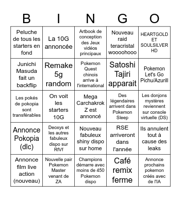 POKEMON DAY 2026 Bingo Card