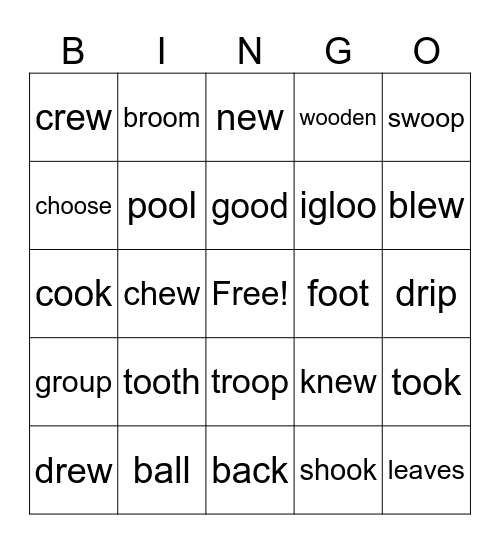 2/26/26 Bingo Card