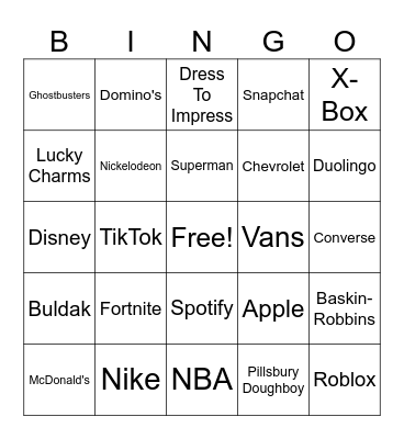 Biz Bingo! Bingo Card