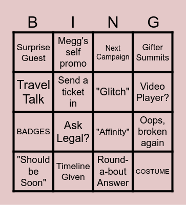 WITTY WEDNESDAY 2/23 Bingo Card