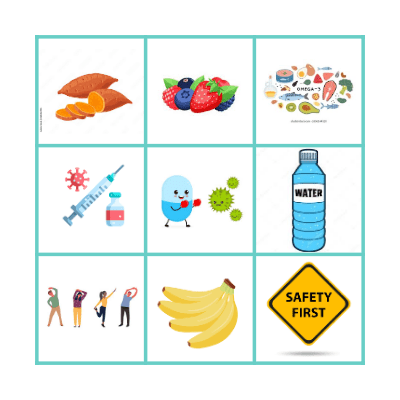 Health & Wellness Bingo Card