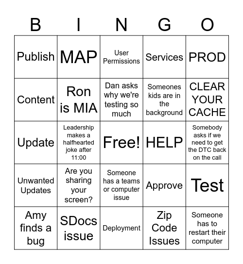 MBMS PROD Night Bingo Card