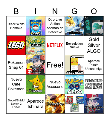 Mightyrengar Pokemon 30 Bingo Card