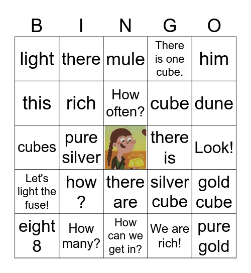 How many cubes? Unit 8 Bingo Card