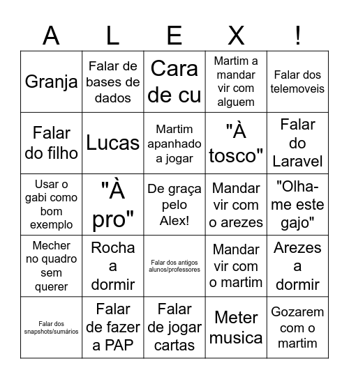 Bingo feito à unha Bingo Card