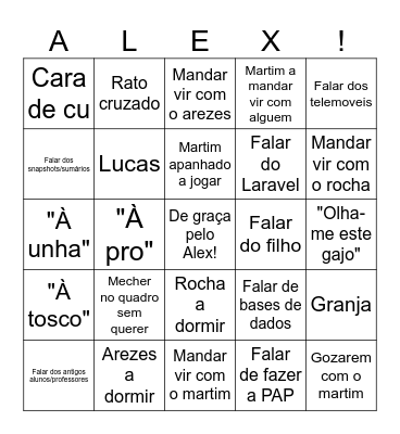 Bingo feito à unha Bingo Card