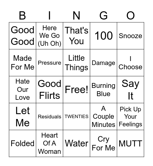 AABA R&Bingo - Ret Nah Bingo Card