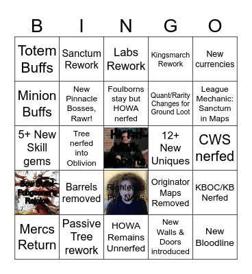 3.28 Live Bingo Card