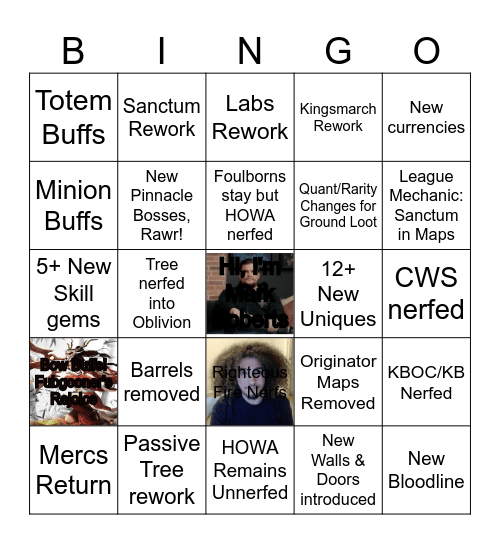 3.28 Live Bingo Card