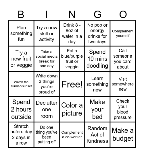 SPRING BINGO Card