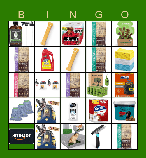 Guardian Shepherd Service Dogs Bingo Card