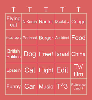 Bingoo Bingo Card