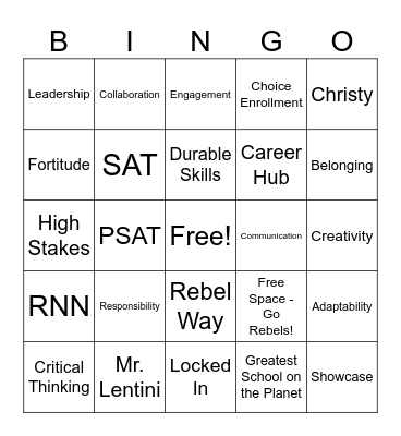 Columbine BINGO! Bingo Card