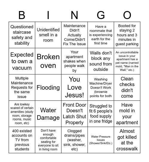 March Madness Heritage Bingo Card Bingo Card