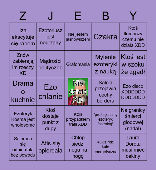 Dom Wróżek Bingo Card