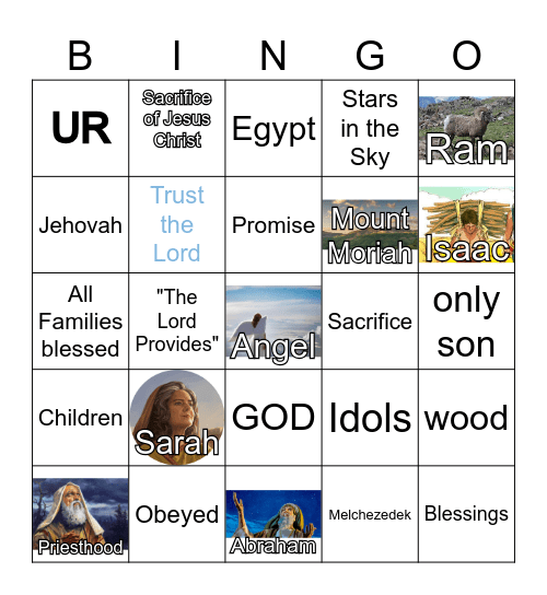 Abram Bingo Card