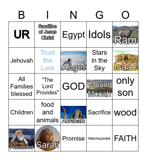 Abram Bingo Card