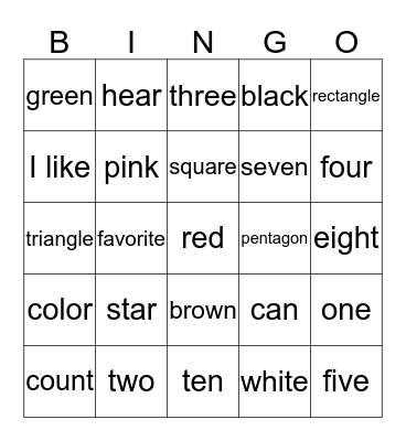 MSF1 U3,4 Bingo Card
