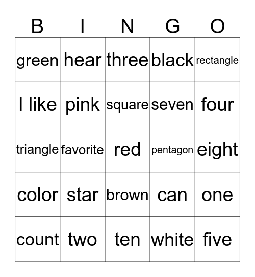 MSF1 U3,4 Bingo Card